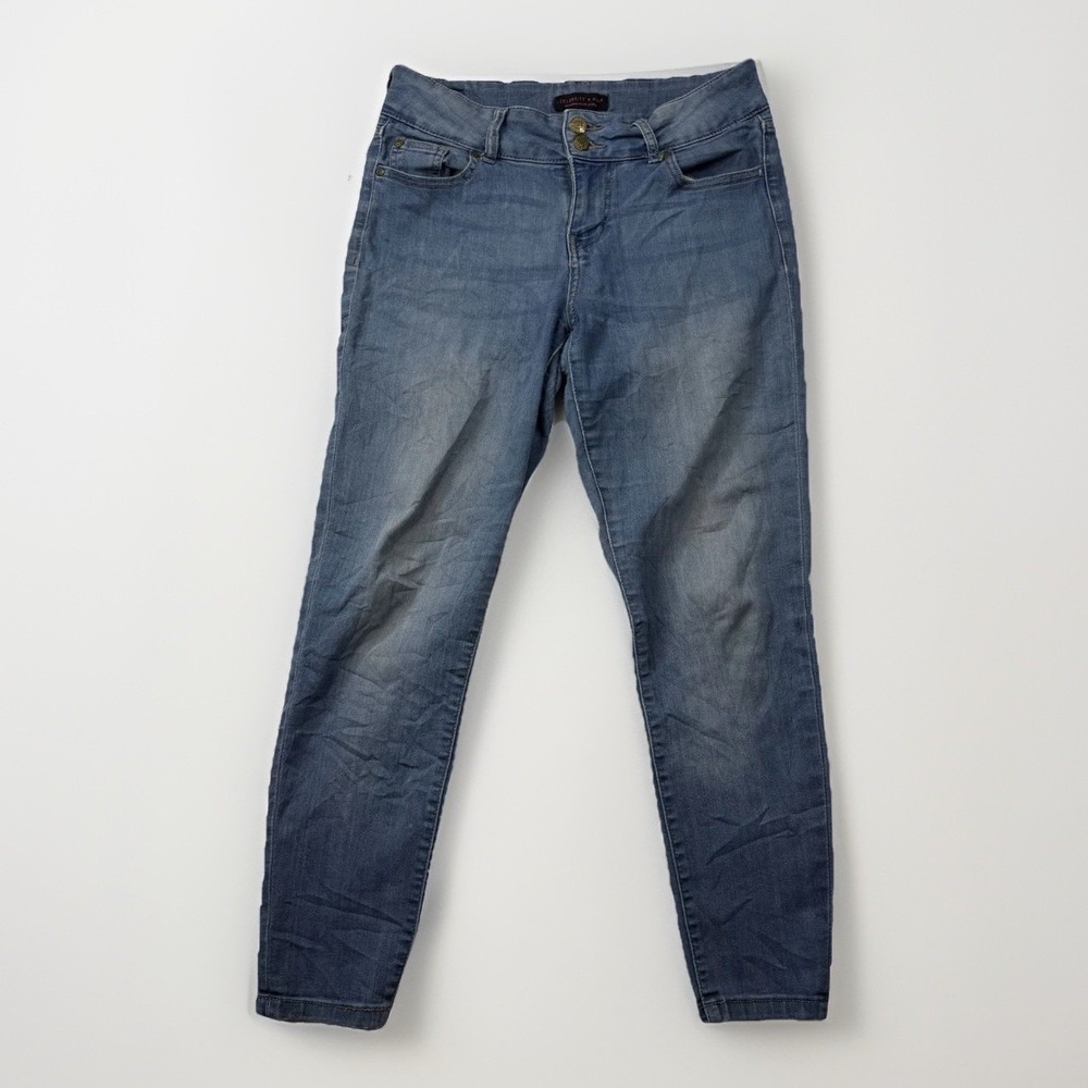 Celebrity‎ Pink Mid-Rise Ankle Skinny Jeans Women's Blue Denim Stretch - 9/29